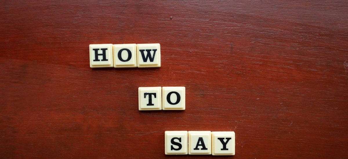 How to Say Words